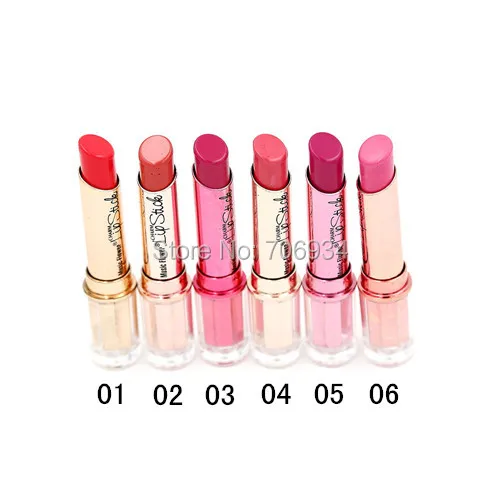Batons Maquiagem Cores Lipstick Batom Colorido M3037 Vermelho Rosa Roxo 12 Pcs 1 Beleza e saúde