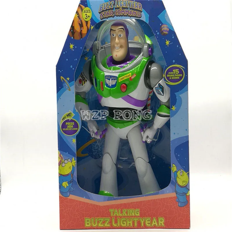 Buy Toy Story 3 Anime Talking Buzz Lightyear Figure Toys Lights Voices Speak 