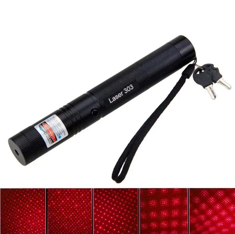 10 милей военный зеленый/красный/фиолетовый 5 мВт 532 Нм лазерная указка ручка светильник Видимый луч сжигание мощное устройство Регулируемый фокус Lazer - Цвет: Красный