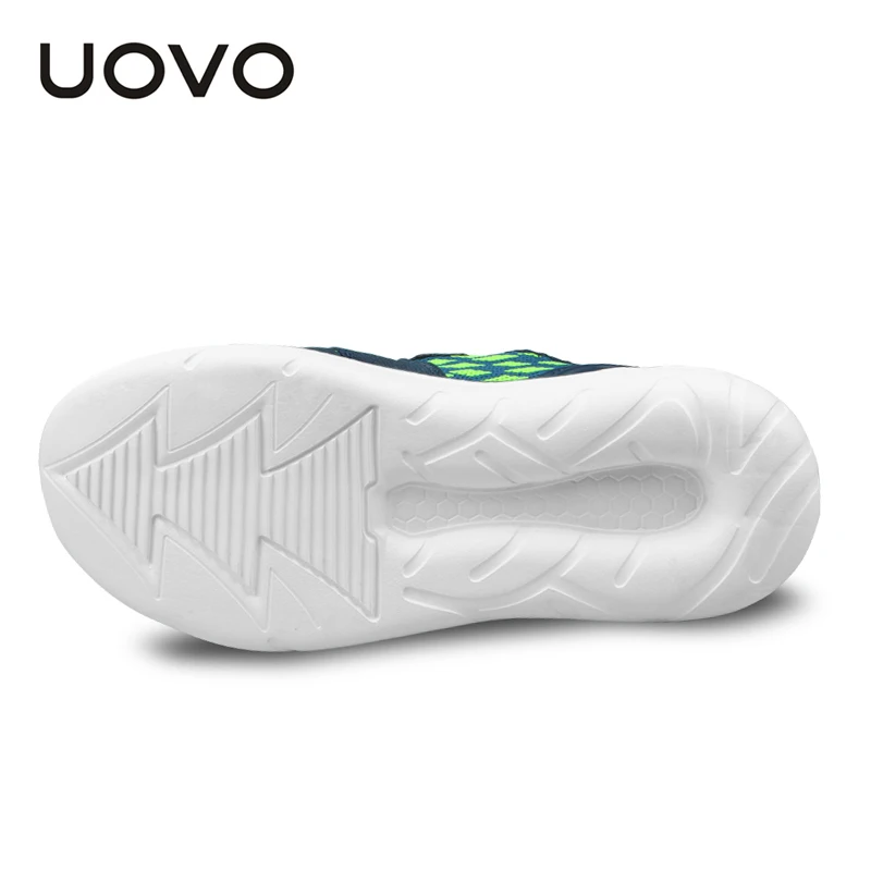 Uovo для мальчиков и модная одежда для девочек спортивная обувь, дышащие, не скользят, мужская обувь, детская обувь, легкая обувь для детей Высокое качество
