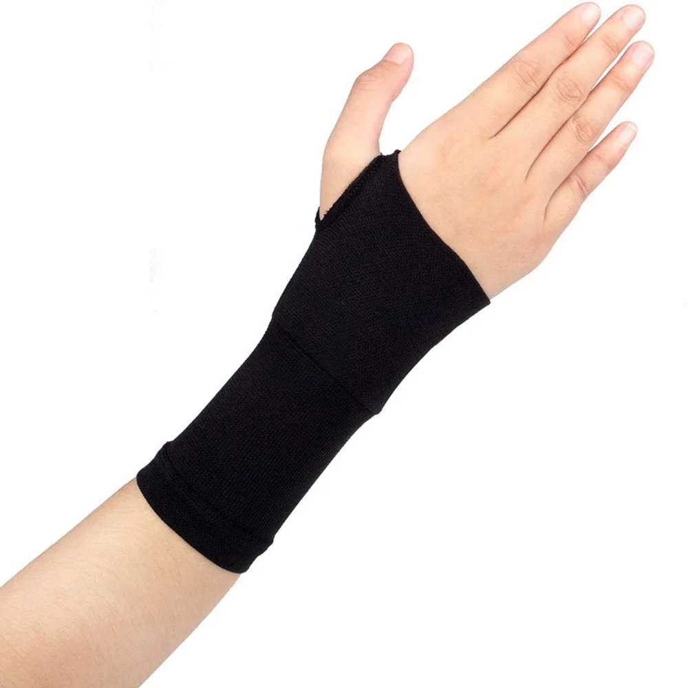 Unisex1 пара удлиненный лечение артрита компрессионные перчатки с накатанной