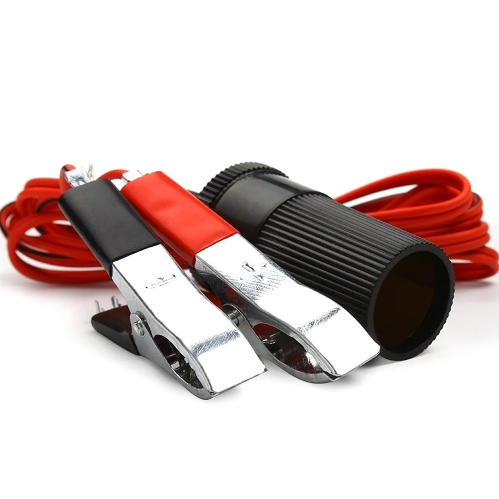 Conector de arranque de coche de 12 V Cable de refuerzo de emergencia Clip de abrazadera de batería