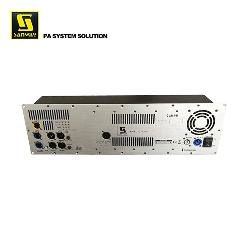 D3-215 1800W + 900W цифровой DSP-усилитель с Ethernet | Электроника