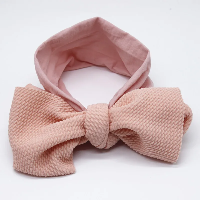 

Top Knot Fabric Cotton Headbands,One Size Fit Most Baby Girls Wide Nylon Headwraps Turban,Toddler Infants Hair Accessories