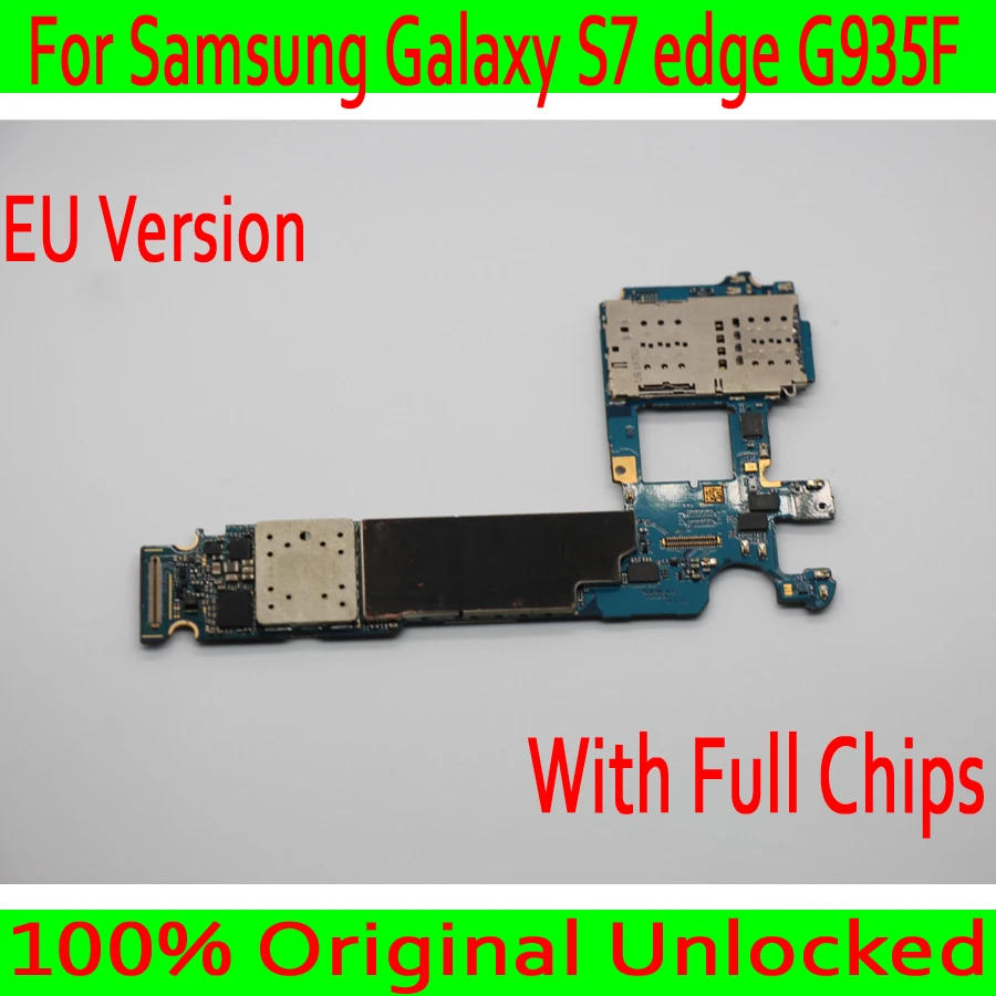 

EU Version for Samsung Galaxy S7 edge G935F Motherboard with Android System,Original unlocked for Samsung S7 G935F Mainboard