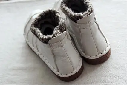 Günstig HUIFENGAZURRCS Neue Reine handgemachte stiefel, Echtes leder schuhe, Die retro kunst mori mädchen schuhe, casual retro kurze stiefel, 3 farben