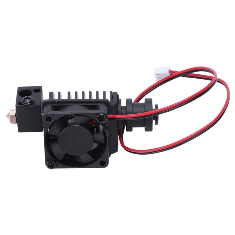 Best 3D Printer Part Full Metal 0.4mm XCR BP6 J head Extruder Hotend Kit With 24V 3010 Cooling Fan For 1.75mm Filament(Low Temp 24V