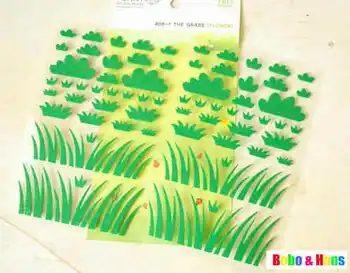 

New 3D cute leaves designs deco PVC sticker Scrapbooking Decoration label Wholesale