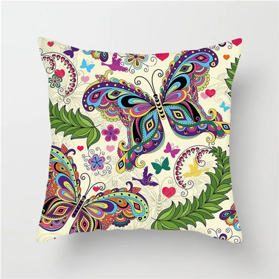 Fuwatacchi Милая подушка в виде бабочки, наволочки для дивана, стула, украшения для дома, мягкие наволочки 45*45 см - Цвет: PC04901
