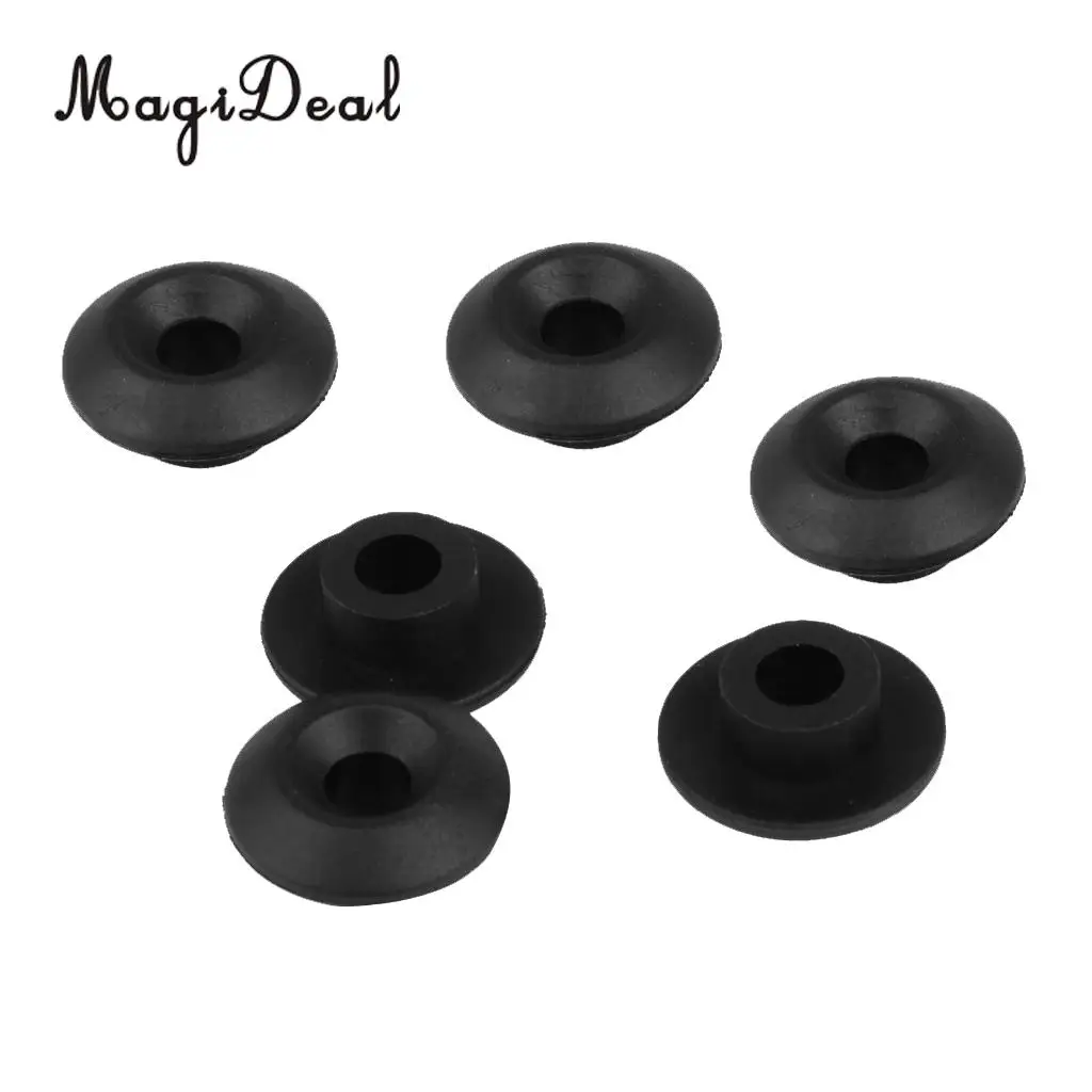 MagiDeal Durable 6Pcs Plastic Mooring Deck Fixed Buckle Fitting Kit Acce Kayak Canoe Boat Paddle Deck Bungee Rigging Replacement