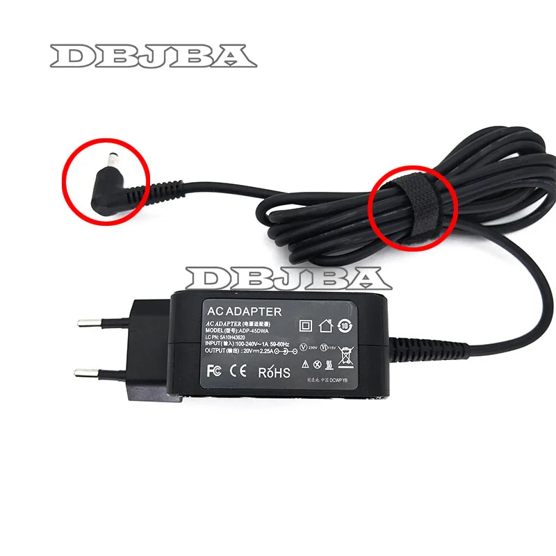 20V 2.25A 45 Вт адаптер переменного тока для lenovo IdeaPad 310 110 100 100-14IBY 100-15IBY Йога 710 510 510-15IKB 510-14ISK ноутбук стены Зарядное устройство