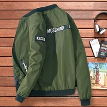 2019 Spring autumn windbreaker Bomber Jacket Men Streetwear Hip Hop Slim Fit Pilot Bomber Jacket Coat Men Jackets Plus Size 4XL