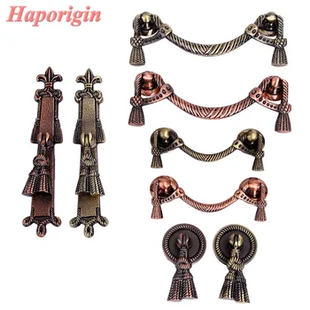 

2pcs Kitchen Cabinet Drawer Handles Antique Wardrobe Door Pulls Vintage Cupboard Knobs Furniture Cabinet Handles Farmhouse Style