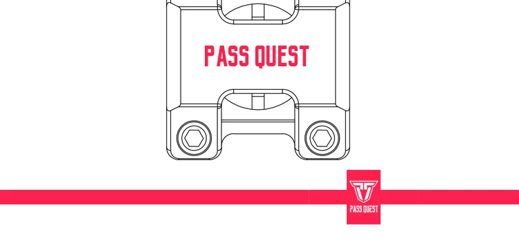 Pass Quest руля велосипеда 31,8 мм MTB горный велосипед стебли руль DH AM FR эндуро 0 градусов 28,6 мм короткий 40 мм Сверхлегкий 143 г синий