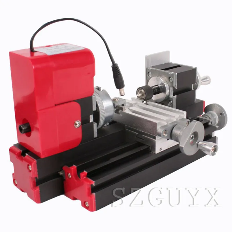 

GUYX Mini Lathe Milling Machine Bench Drill DIY Woodworking Power Tool General Woodworking Driller Metal Wood Lathes