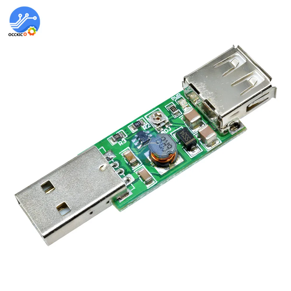 

USB Charger Module DC 5V to DC 6-15V Step-Up Boost Voltage Converter 18650 Power Bank Charging Accessory Adjustable