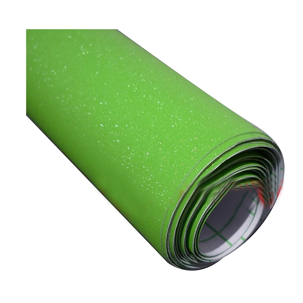 

Matte Glitter Vinyl Wrap Sticker Decal Sheet Bubble Free Film Green