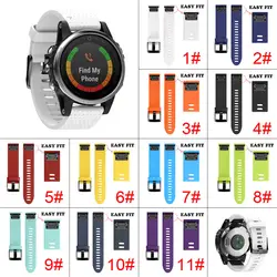 Новый горячий Quick Release Easy Fit силиконовый сменный ремешок мм для часов 20 мм Garmin Fenix 5S @ JH