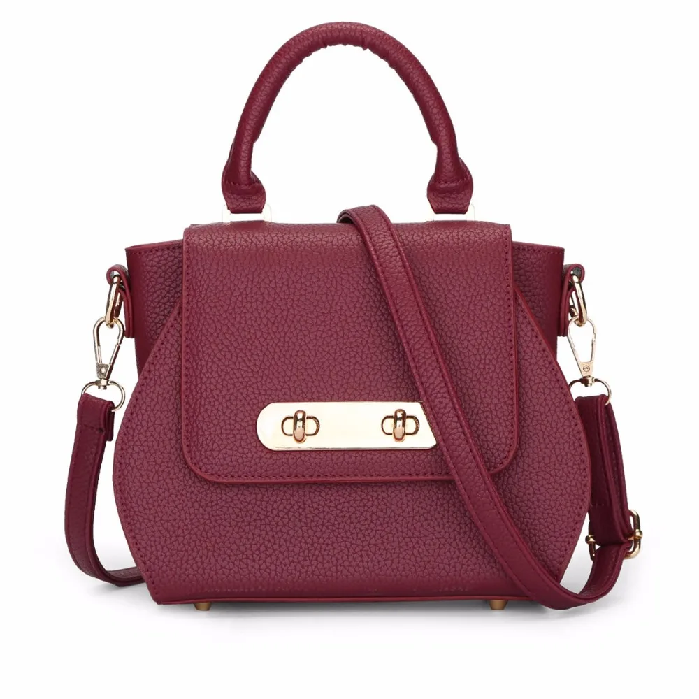 Black Party bag Women handbag PU leather Flap Shoulder Bags ladies small Totes high quality hasp