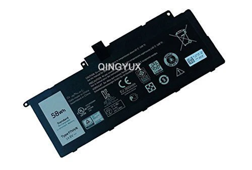Аккумулятор для ноутбука QINGYUX 14 8 V 58Wh F7HVR совместим с DELL Inspiron 17 7737/15 7537 серии 062VNH |