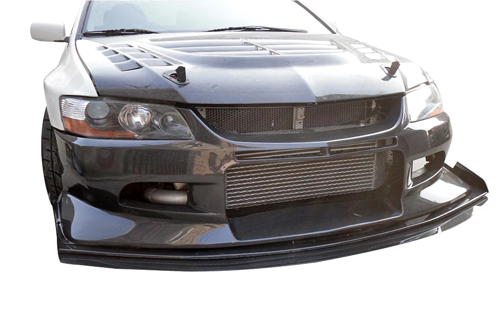 EVO 8 9 Voltex Cyber Evo  Front Splitter (Track Version)(1)
