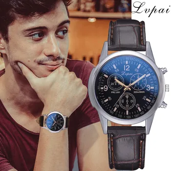 

2019 Casual Quartz Leather Band Watch Band Watch Fashion Business Wrist Watch Women Clock reloj Gift Relogio Masculino Saat