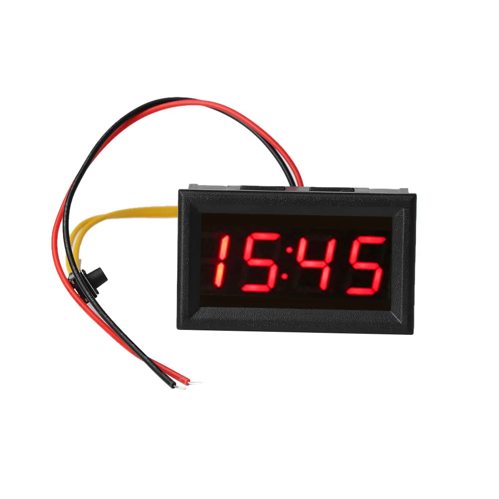 LED Automotive Auto Orologi Elettronici Orologi Auto Display A LED Orologio  Digitale Del Motociclo Cruscotto Orologio|Clocks| - AliExpress