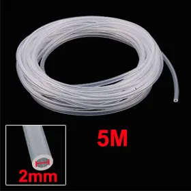 

Uxcell 5M Length Transparent Silicone Rubber Tubing Hose Pipe 3Sizes Food grade Flexible Hose Hot Sale 1PCS