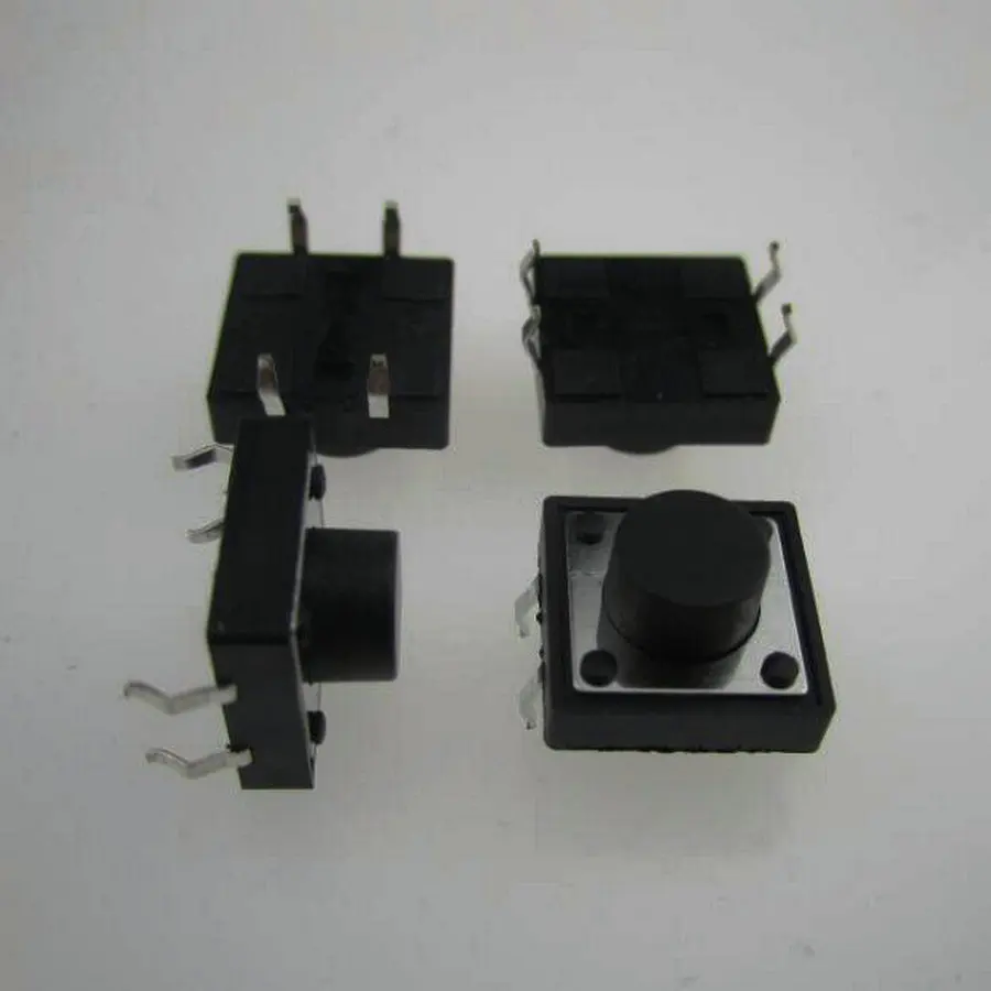 500PCS DIP 12X12X8 Tactile Tact Push Button Micro Switch Momentary 12*12*8MM good quality30576