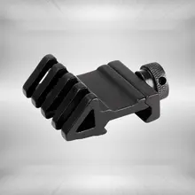 Тактический прицел аксессуары 4 слота 45 градусов офсетная сторона 20 мм Пикатинни Вивер крепление для оптического Lron прицел лазерный фонарик