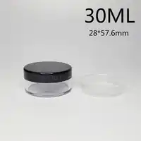 Free Shipping 500pcs 30g loose powder jar, 30ml empty loose powder jar with rotating sifter