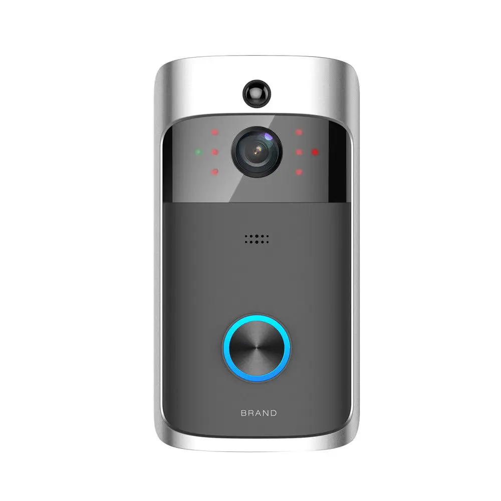 Видео дверной звонок wifi HD Водонепроницаемый 720P визуальная камера+ 2 шт Dingdong для IOS ночного видения ИК домофон дверное Кольцо телефон безопасность