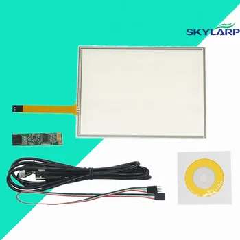 

Skylarpu New 8 Inch 4 Wire Resistive Touch Screen Panel USB Controller for AUO A080SN01 LCD Screen touch Glass Free shipping