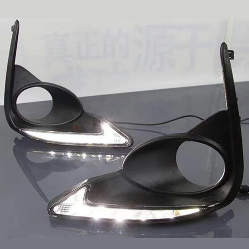

Day LED Daytime running light fog lamp daylight drl with turn light function for Toyota corolla 2016 2017 new