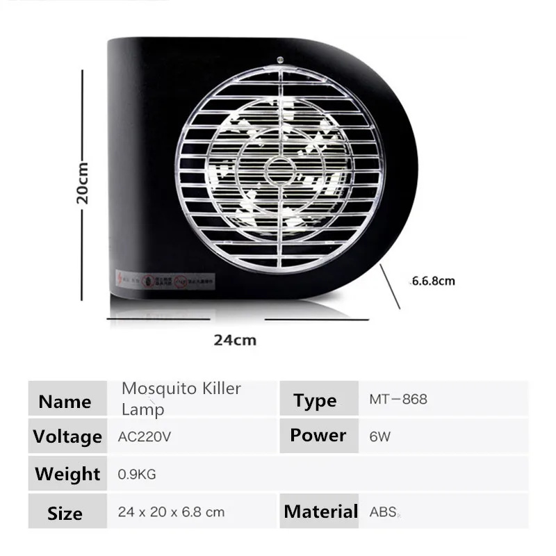 CLAITE светодиодный убийца лампы электрические комаров Mute безопасные энергосберегающие комаров УФ-лампы насекомых Пешт Москитная Ловушка