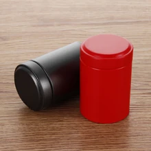 1 шт. портативная многоразовая мини-банка для чая, алюминиевая банка для трав, герметичный контейнер, устойчивый к запаху, органайзер для специй, горшок для хранения, упаковка, банка