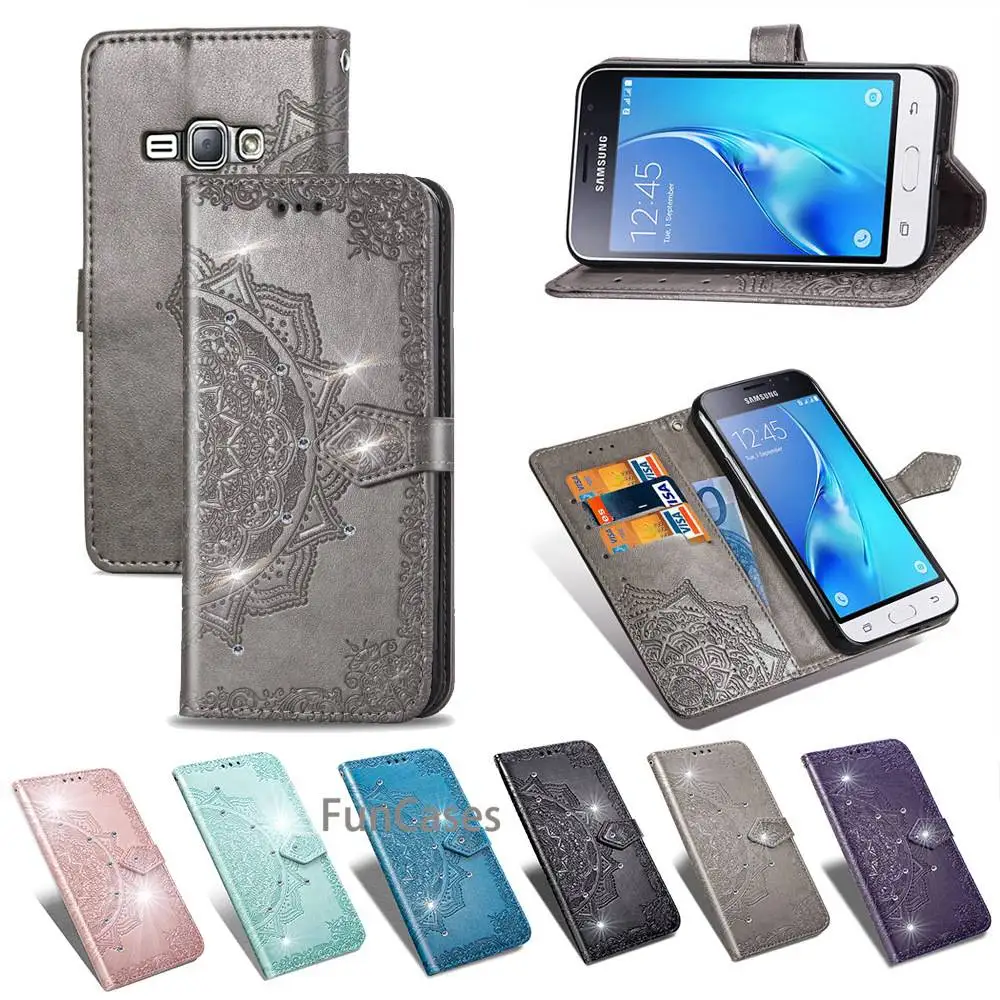 

Leather Case For Samsung Galaxy J1 2016 Case J120 Flip Wallet Card Slot Cover For Samsung J1 2016 J 1 6 Phone Case Coque Fundas