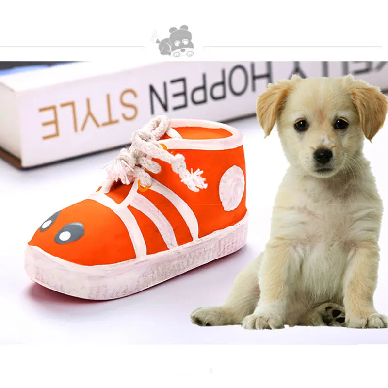 Dog Chew Toy Pet Supplies Training Toys Cats And Dogs Vocal Sports Toy Shoes Latex Products Dog Toys For Small Dogs