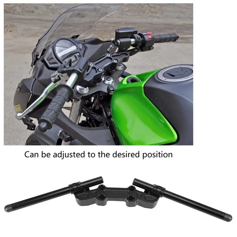 Мотоцикл клип-адаптер пластина набор ручек для Kawasaki Ninja 650R 2006-2011 650 2012- ER-6F 2006