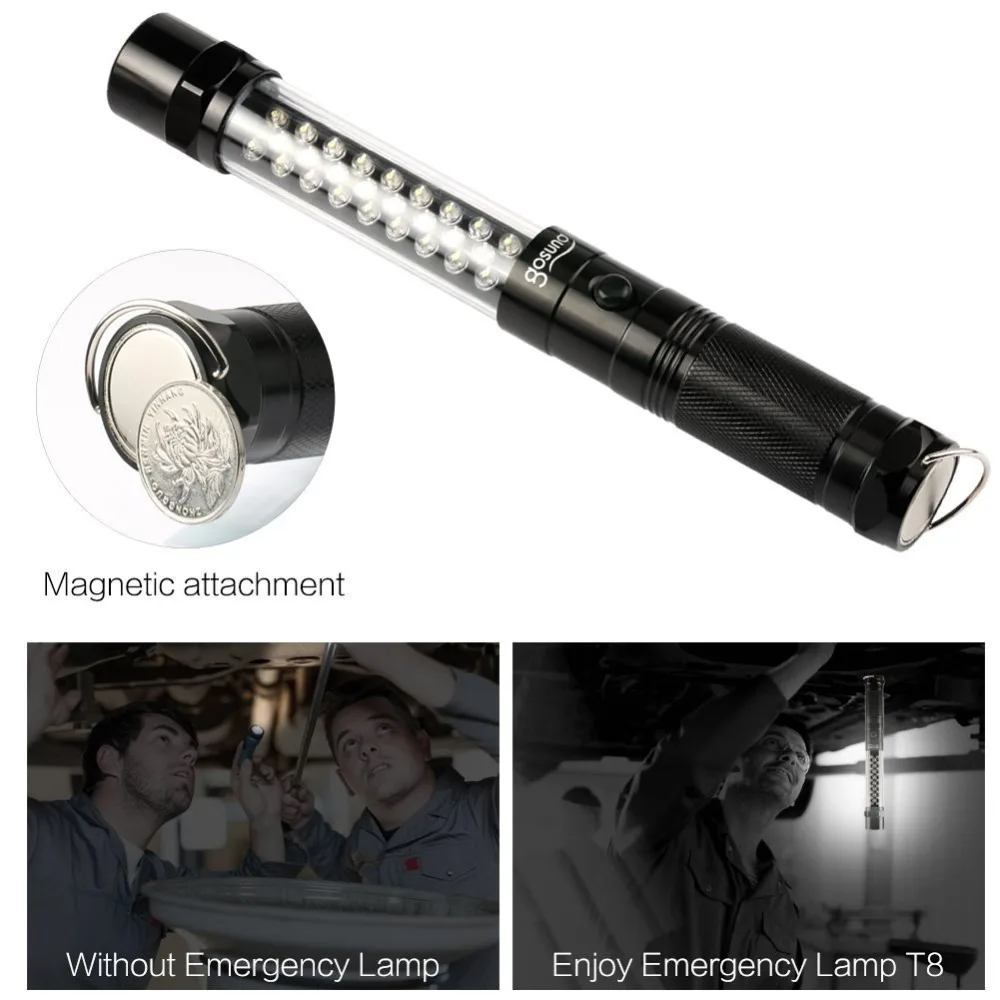 

PANYUE Outdoor Camping Working 24+9 Led Mini Super Bright Flashlight Portable Magnetic Base Led Work Light