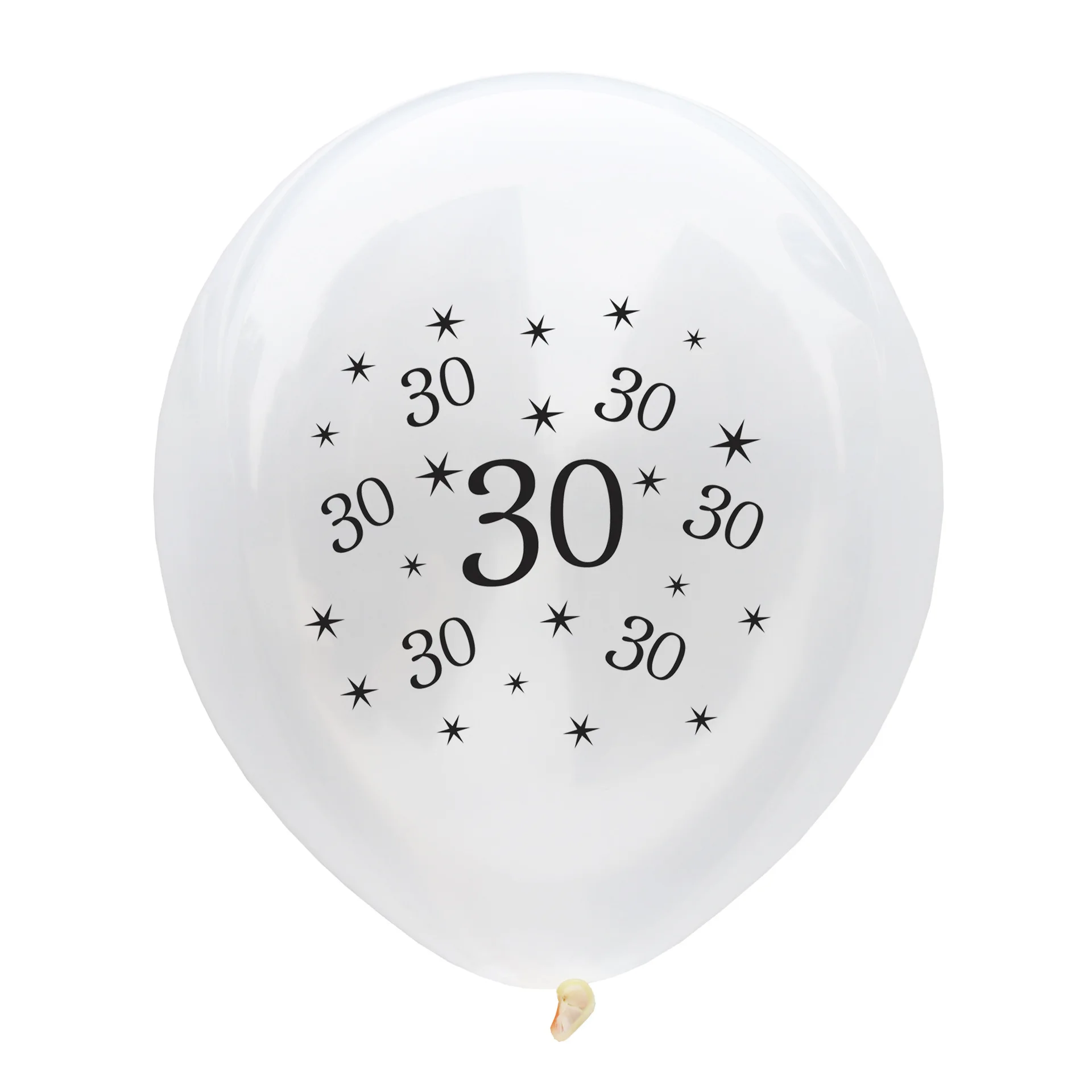 10 шт., прозрачные воздушные шары для возраста 18, 21, 30, 40, 50, 60 лет, праздничные украшения для дня рождения, прозрачные воздушные шары с гелием для взрослых - Цвет: 2-30