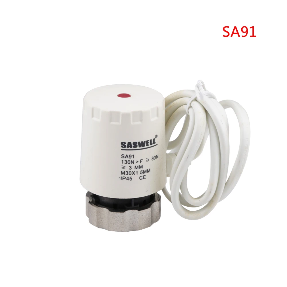 SA91 water heaing electro thermal actuator with electrical on/off