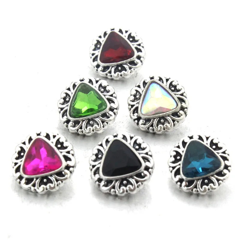 

Boom Life wholesale 10pcs/lot High quality styles 12mm Metal Snap buttons silver buttons Rhinestone watches Snaps Jewelry 011602