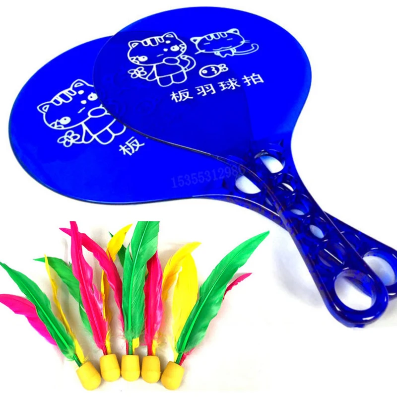 1 Pair Plastic Paddle Ball Beach Tennis Child Favorite Hot Toys Kids