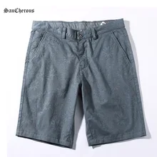 Плюс Размеры Новинка года 4 цвета летние Пляжные Шорты Красочные Для мужчин Повседневное хлопок снимков Размеры 29-38