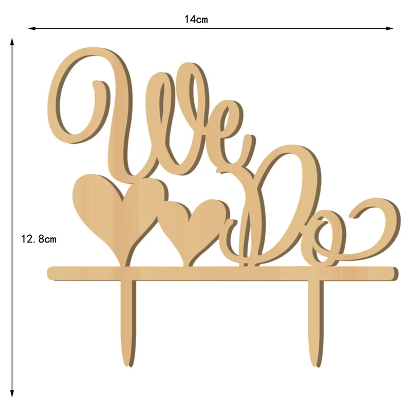 Горячая 1 шт. свадебный торт Топпер декоративные деревянные буквы зерна палочки для торта вечерние Свадебный Праздничный торт DIY подарки - Цвет: ZLQ446a