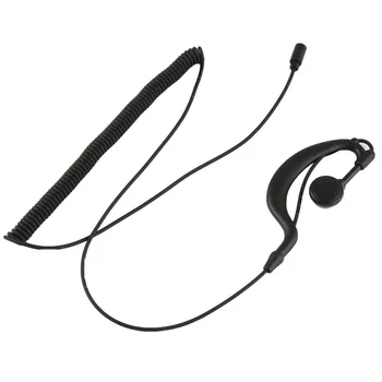 

G Shape Soft 3.5mm Plug Ear Hook Earpiece Headset Listen Only Ham Radio Earpiece for 2-way Motorola Icom Radio Transceivers
