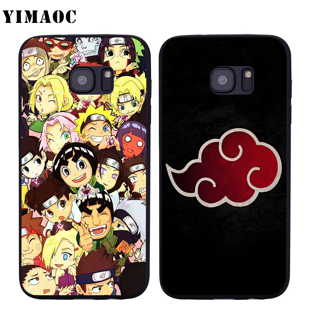 YIMAOC Naruto Kakashi Sasuke Мягкий силиконовый чехол для Samsung Galaxy S6 S7 Edge S8 S9 Plus A3 A5 A6 Note 8
