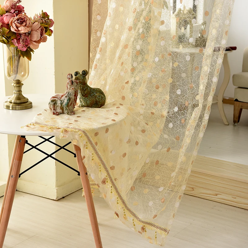 Curtain Fabrics Bedroom Window Tulle Voile Kitchen Sheer Organza Luxury Curtains Doors For Living Room Curtain Drapes