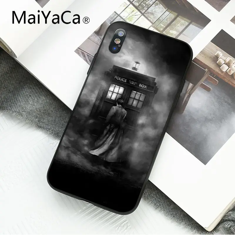 MaiYaCa Тардис Коробка Доктор Кто чехол для телефона iphone 11 Pro 11Pro Max 8 7 6 6S Plus X XS MAX 5 5S SE XR